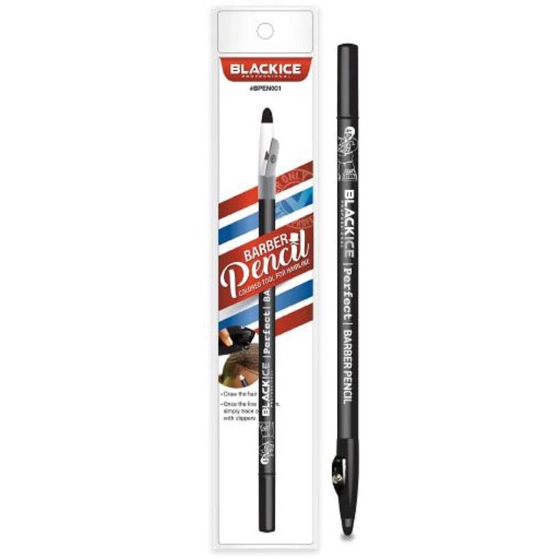 Black Ice Barber Pencil - Black #BPEN001