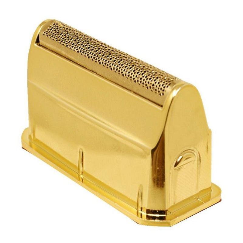 Replacement Fixed Gold Titanium Fade Hair Clipper Blade with Moving Gold  Titanium Slim Tooth Cutter Set