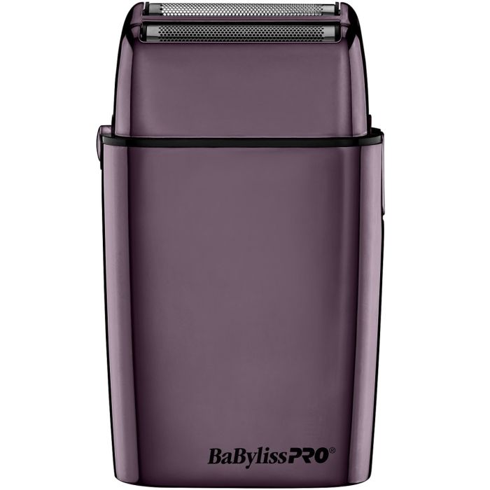 BaByliss Pro LIMITED EDITION FOILFX02 Cordless Metal Double Foil Shaver - Purple #FXFS2P