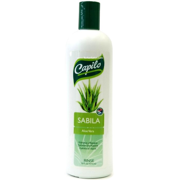 Capilo Hydrates and Repairs Rinse - Aloe Vera (Sabila) 16 oz