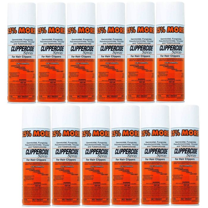 Clippercide Spray for Hair Clippers 15 oz - 12 Pack