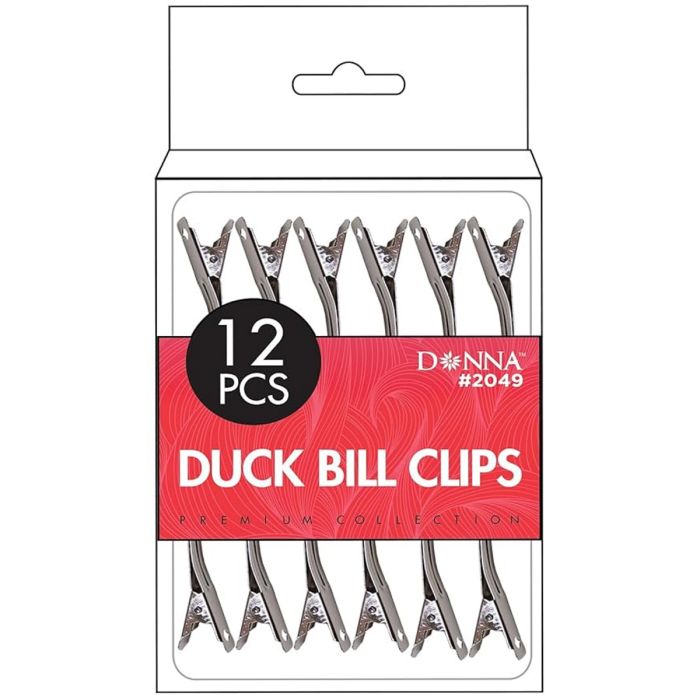 Donna Duck Bill Clips 3.5" - 12 Pack #2049