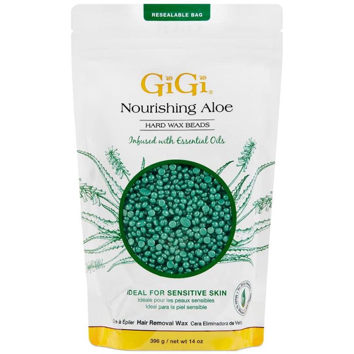 GiGi Nourishing Aloe Hard Wax Beads 14 oz #71606