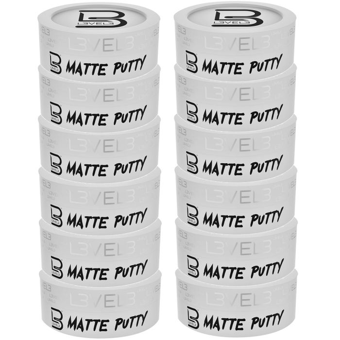 L3VEL3 Matte Putty - Matte Finish 5.07 oz [12 Pack]