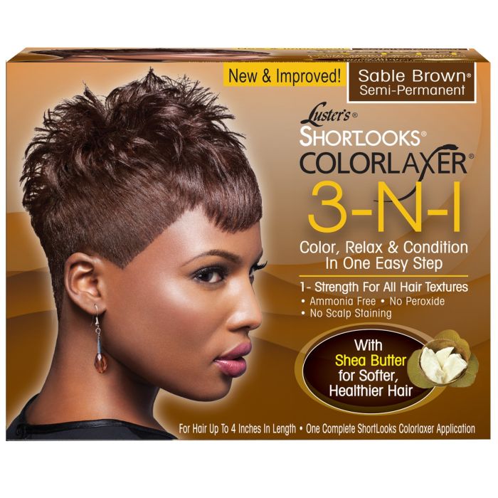 Luster's Shortlooks Colorlaxer 3-N-1 Semi Permanent 1 Application - Sable Brown