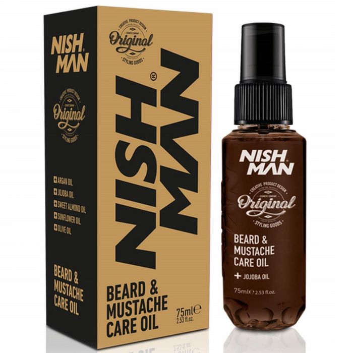 Nishman Beard & Mustache Care Oil 2.53 oz
