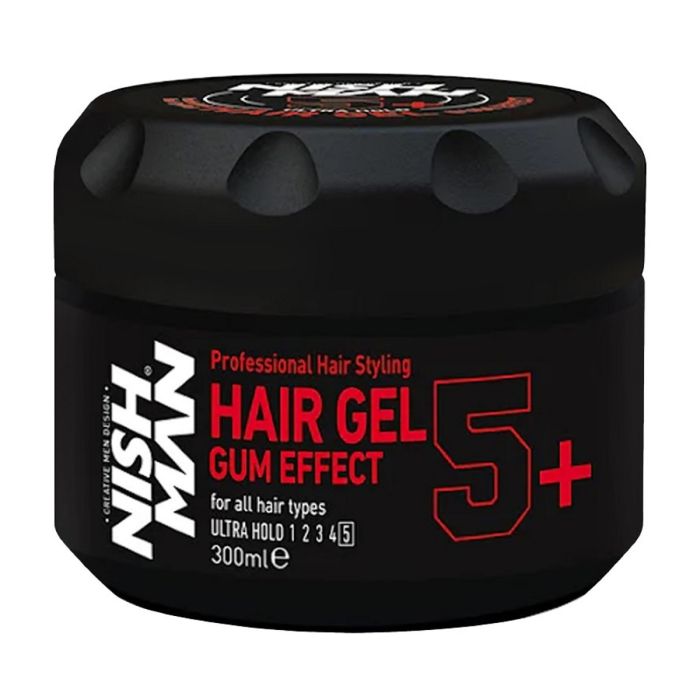 Nishman Hair Gel Gum Effect - Ultra Hold [5+] 10.14 oz