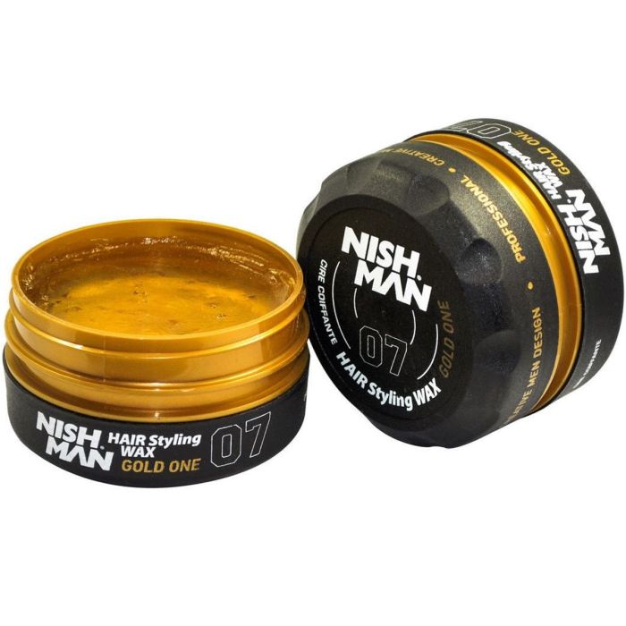Nishman Hair Styling Wax [07 Gold One] 5 oz