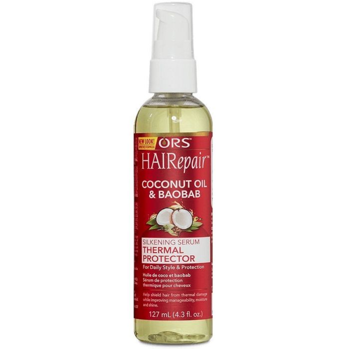 ORS HAIRepair Coconut Oil & Baobab Silkening Serum Thermal Protector 4.3 oz