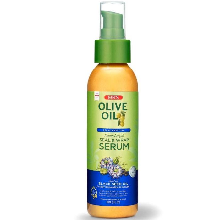 ORS Olive Oil Relax & Restore Retain Length Seal & Wrap Serum 4 oz