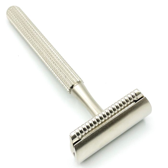 Parker Professional Textured Satin Chrome Safety Razor #78R-SC 