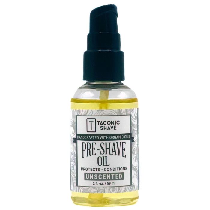 Taconic Shave Unscented Organic Pre-Shave Oil 2 oz