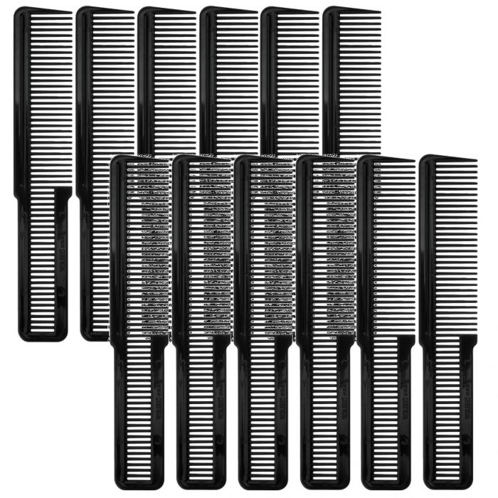 Wahl Large Clipper Styling Comb Black - 8" #3191-5001 - 12 Pack