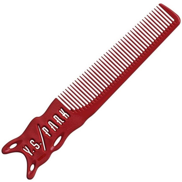 YS Park Barbering Comb 8.1" - Red #YS-209