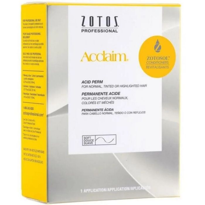 Zotos Acclaim Acid Perm for Normal, Tinted or Highlighted Hair (Soft) - 1 Application