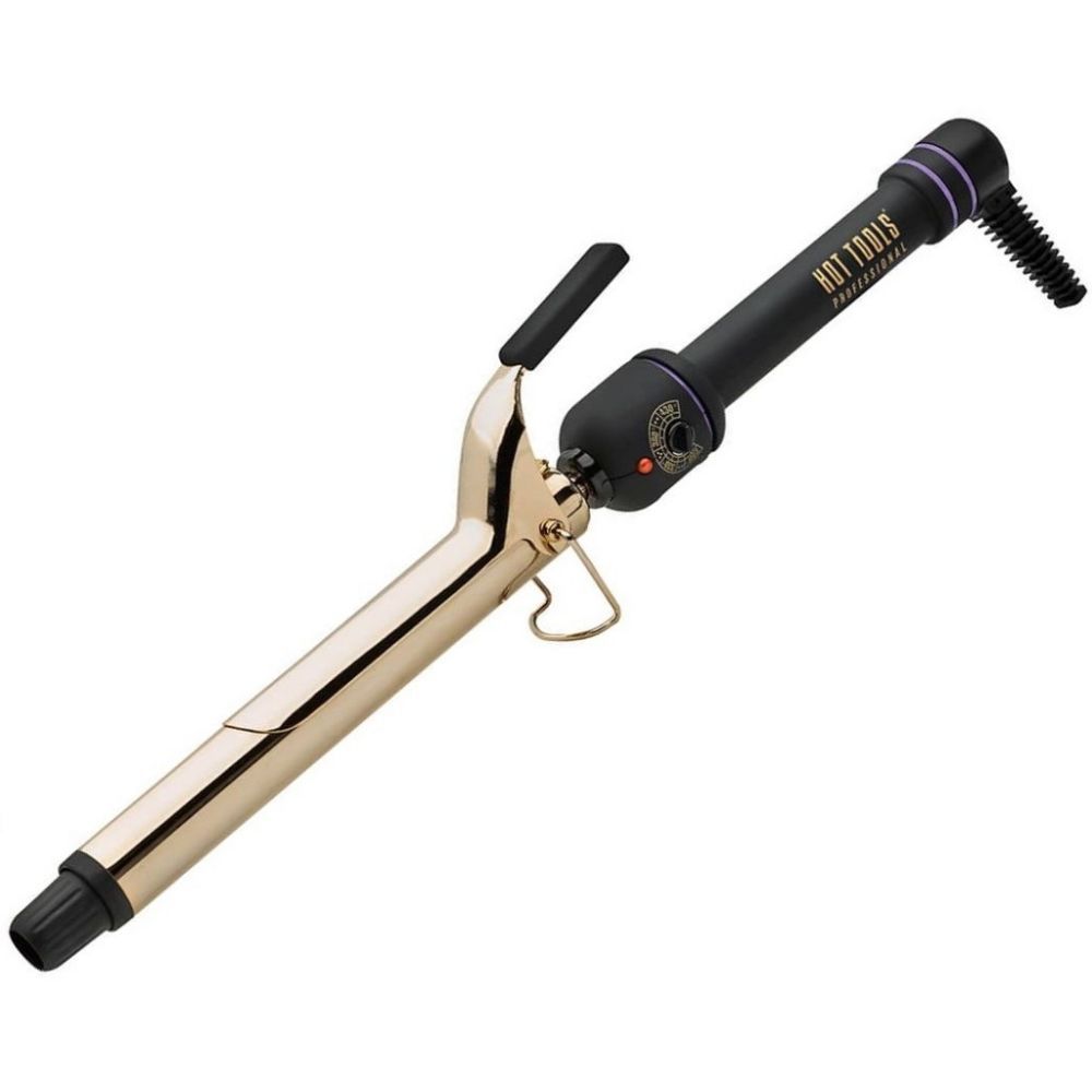 Hot Tools 24K Gold Salon Curling Iron Extra Long Barrel - 1 Inch #HT1181XL