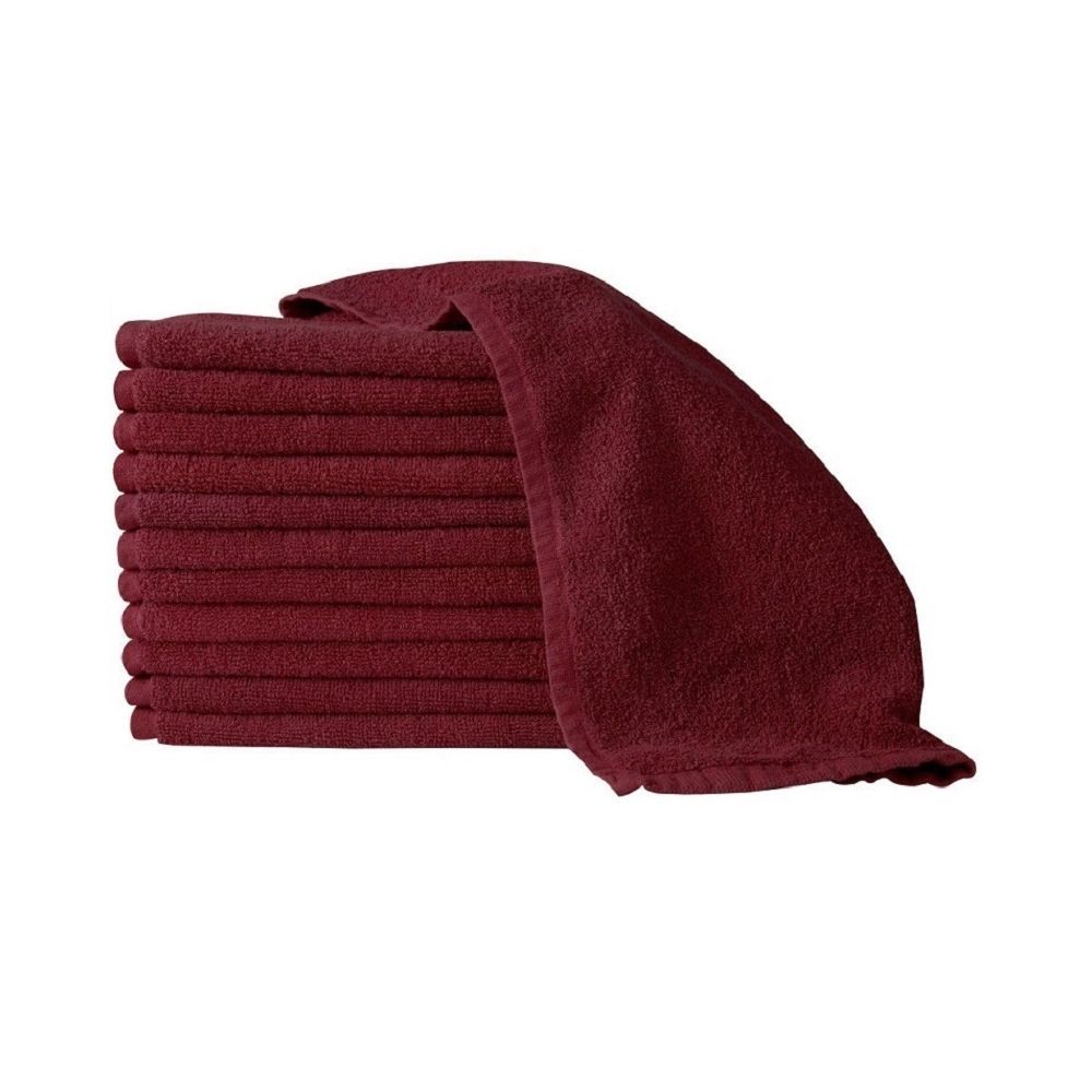Partex Legacy Bleach Guard Towels 9 Packs - Burgundy