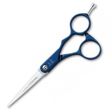 3 Claveles Dur Hairdressing Scissors 5.5" - Blue #12605