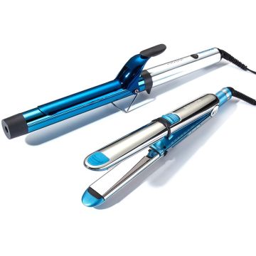 BaByliss Pro Prima 3000 Styling Iron 1-1/4" & Extended Barrel Curling Iron 1-1/4" Combo! #BNTPP54UC