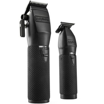 BaByliss Pro LIMITEDFX Clipper & Trimmer Combo - Matte Black #FXDUOCTMB