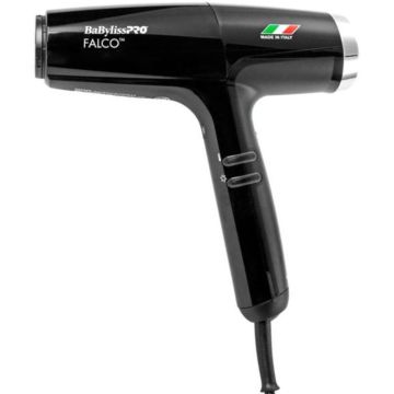 BaByliss Pro Nano Titanium FALCO Professional High-Performance Ionic Dryer - Black #BNT8550B