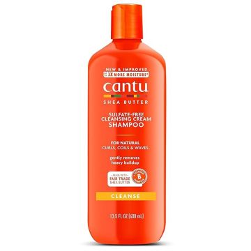 Cantu Shea Butter For Natural Hair Sulfate Free Cleansing Cream Shampoo 13.5 oz