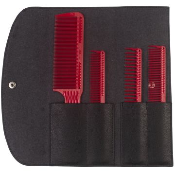 JRL Barber Comb Set 4-Pack with Bag #JRL-J001