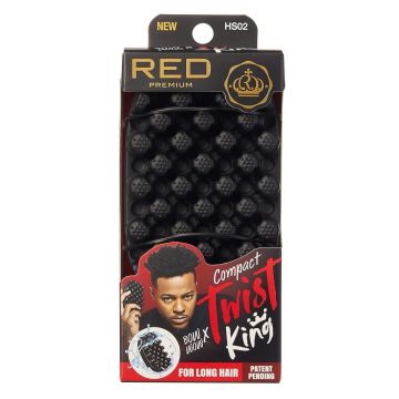 Red Premium Bow Wow X Twist King Luxury Twist Styler - Washable & Durable [MINI SIZE] #HS02 