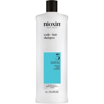 Nioxin Cleanser Shampoo System No.3 - Colored Hair Light Thinning 33.8 oz