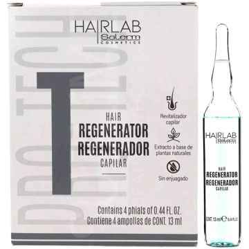 Salerm Hair Lab Hair Regenerator Amples 0.44 oz - 4 Vials #1395