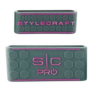 Stylecraft Clipper & Trimmer Grips - Black/Yellow #SC316B