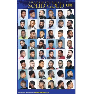 Solid Gold Cuts Barber Poster Vol 9 - Style I (Large 24" x 36")