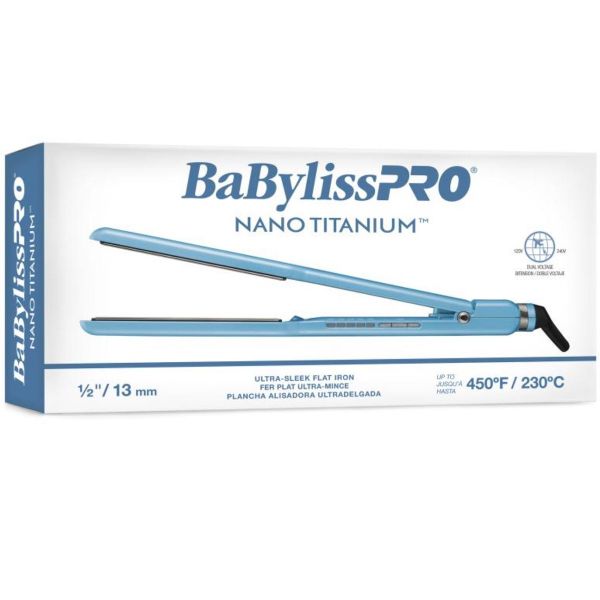 Babyliss nano titanium iron straightener hotsell