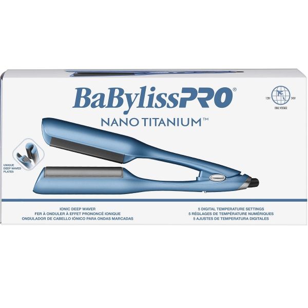 Babyliss pro nano titanium dual voltage hotsell