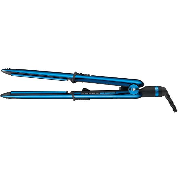 BaByliss Pro LIMITED EDITION Nano Titanium Prima 3000 Stainless Steel Flat Iron Black Blue 1