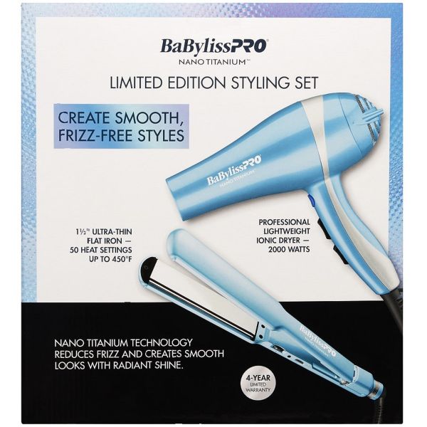 Babylisspro nano titanium straightening iron best sale