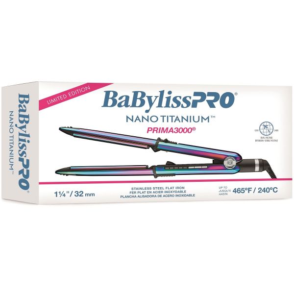 Babyliss Pro top nano titanium prima flat iron and wand