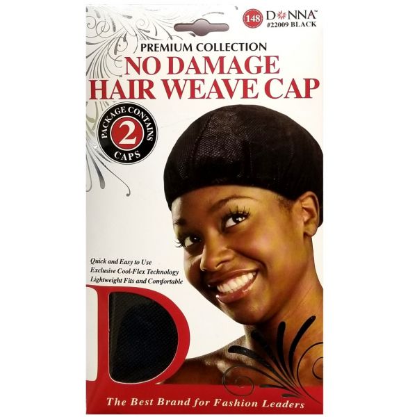 Donna Premium Collection No Damage Hair Weave Cap 2 Pcs
